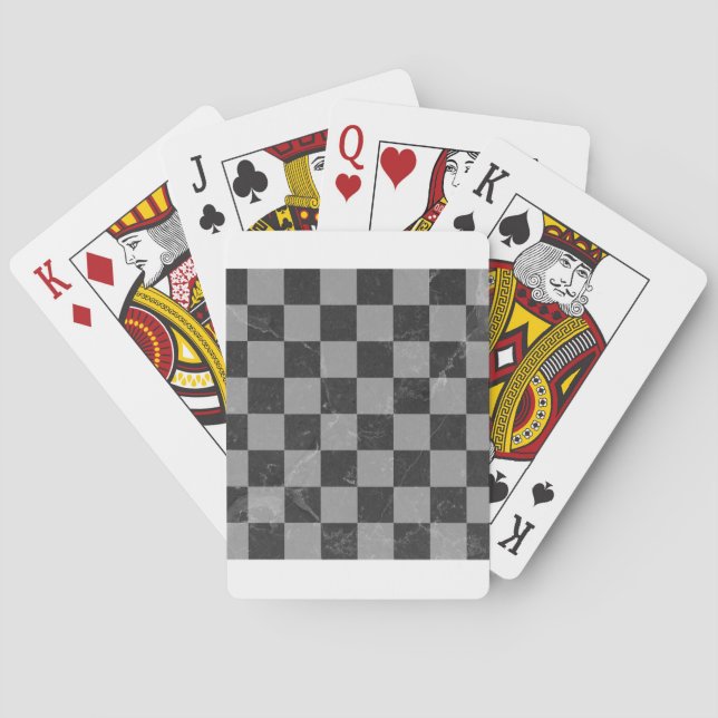 Jeu De Cartes Motif d'échecs (dos)