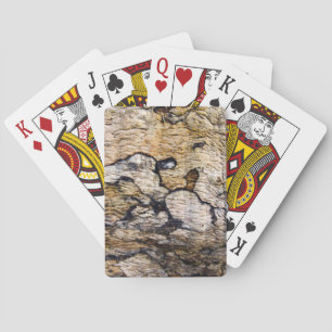 Jeu De Cartes Motif d'écorce d'arbre