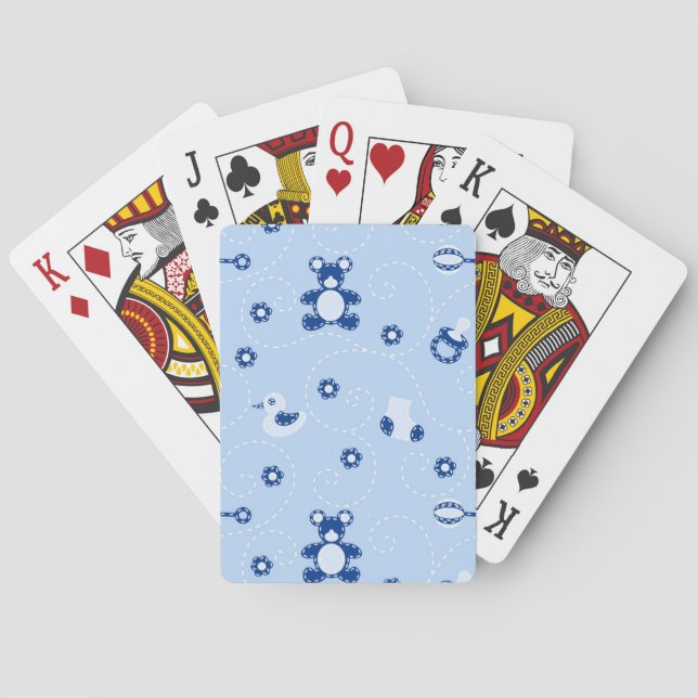 Jeu De Cartes Motif d'édredon de bébé (dos)