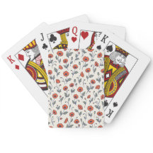 Motif délicat de pavot