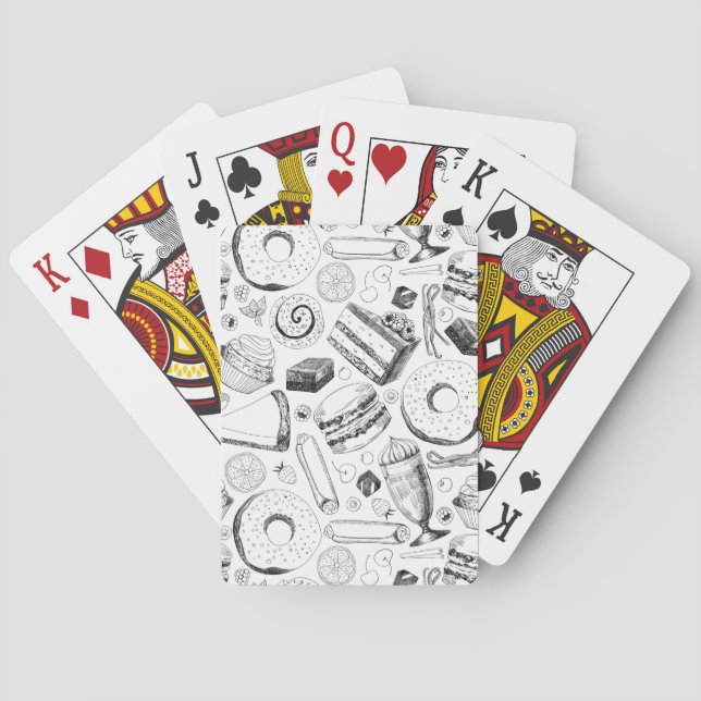 Jeu De Cartes Motif délicieux (dos)