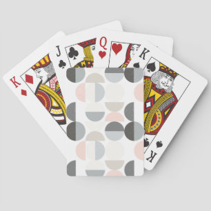 Jeu De Cartes Motif demi-cercle de style scandinave