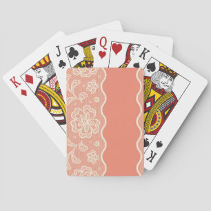 Jeu De Cartes Motif dentelle, fleur vintage 4