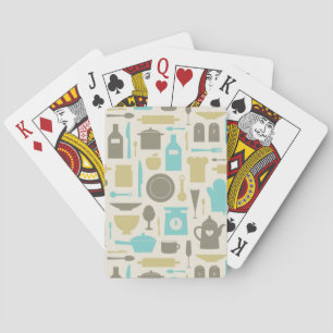 Jeu De Cartes Motif Des Outils De Cuisine