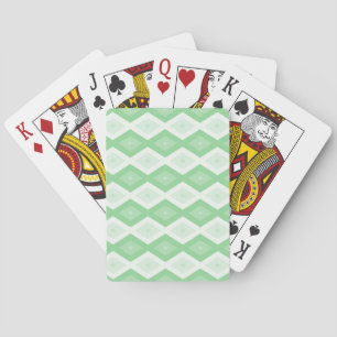 Jeu De Cartes Motif diamant vert pomme