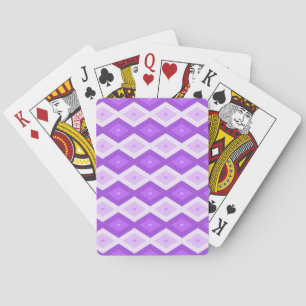 Jeu De Cartes Motif diamant violet clair