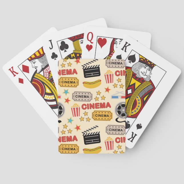 Jeu De Cartes Motif du cinéma (dos)