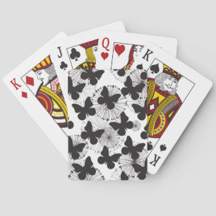 Jeu De Cartes motif d'un papillon