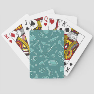 Jeu De Cartes Motif d'ustensiles de cuisine