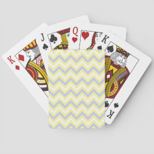 Jeu De Cartes Motif en pastel de Chevron