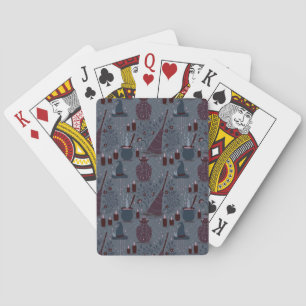 Jeu De Cartes Motif ensorcelant de Halloween sous la lune
