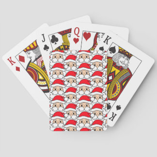 Jeu De Cartes Motif faciale Père Noël moderne 