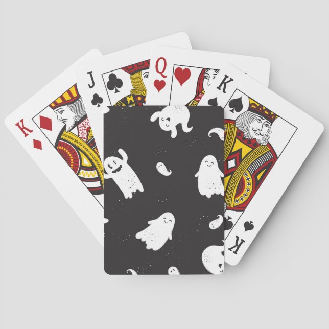 Jeu De Cartes Motif fantôme (dos)