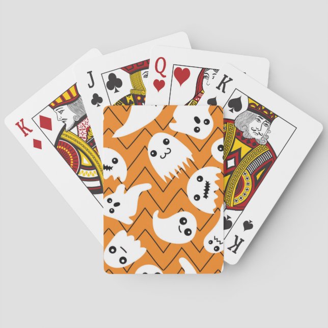Jeu De Cartes Motif fantôme (dos)
