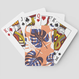 Jeu De Cartes motif feuille