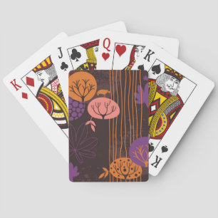 Jeu De Cartes Motif floral 2 3