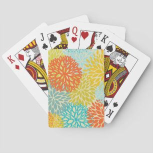 Jeu De Cartes Motif floral 3