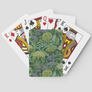 Jeu De Cartes Motif floral sans couture de style William Morris