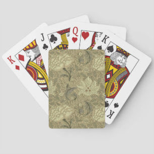 Jeu De Cartes Motif floral William Morris Windrush : Vintage