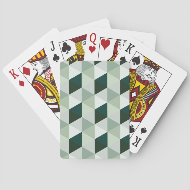 Jeu De Cartes Motif Géométrique Abstrait - N° 01 (dos)