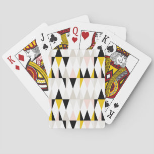 Jeu De Cartes Motif géométrique fendu de triangle