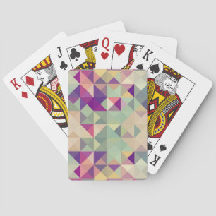 Jeu De Cartes Motif géométrique Hipsters vintage.