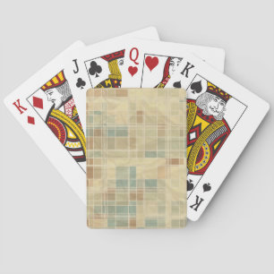 Jeu De Cartes Motif géométrique rétro