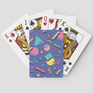 Jeu De Cartes Motif géométrique rétro