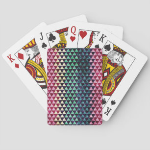 Jeu De Cartes Motif géométrique triangle vintage sans couture