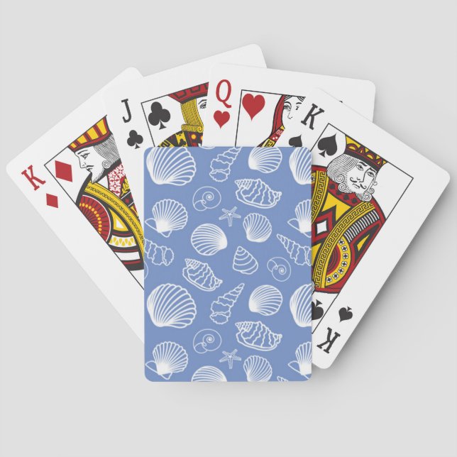 Jeu De Cartes Motif impertinent de coquillage (dos)