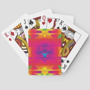 Jeu De Cartes Motif indien de couleur vibrante festive