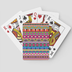 Jeu De Cartes Motif inspiré par Aztec