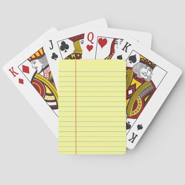 Jeu De Cartes Motif juridique (dos)