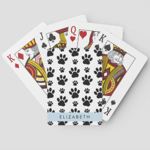 Jeu De Cartes Motif mâle, Patrouilles de chien, Noir et Blanc, V