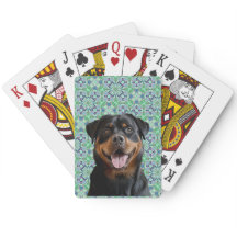 Motif Mandala Vert Photo de Chien Personnalisé