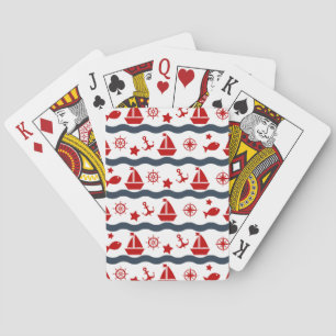 Jeu De Cartes Motif maritime