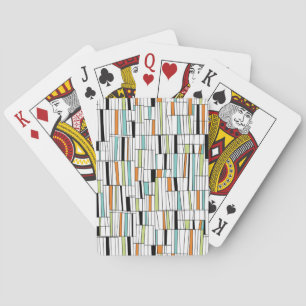 Jeu De Cartes Motif moderne du milieu du siècle