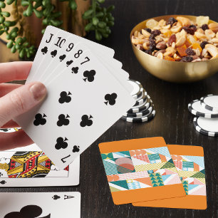 Jeu De Cartes Motif Mondial de Formes
