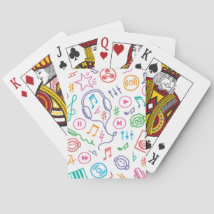 Jeu De Cartes Motif musical