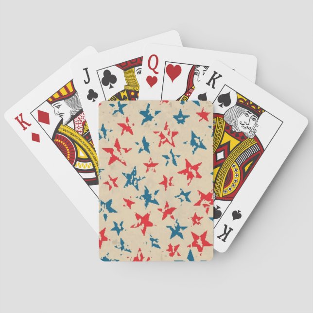Jeu De Cartes Motif pour 4 juillet (dos)