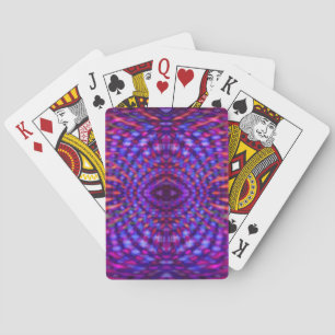 Jeu De Cartes Motif psychédélique coloré