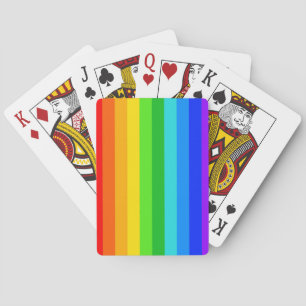 Jeu De Cartes Motif Rainbow Stripe #2