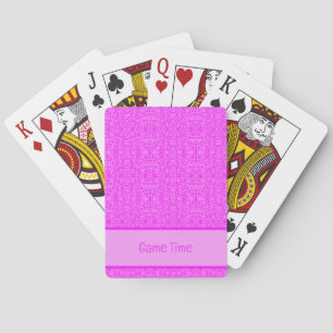 Jeu De Cartes Motif rose élégant personnalisé