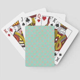 Jeu De Cartes Motif simple Lumière Turquoise