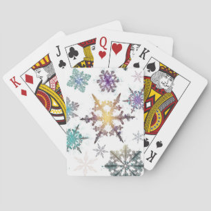 Jeu De Cartes Motif Snowflake