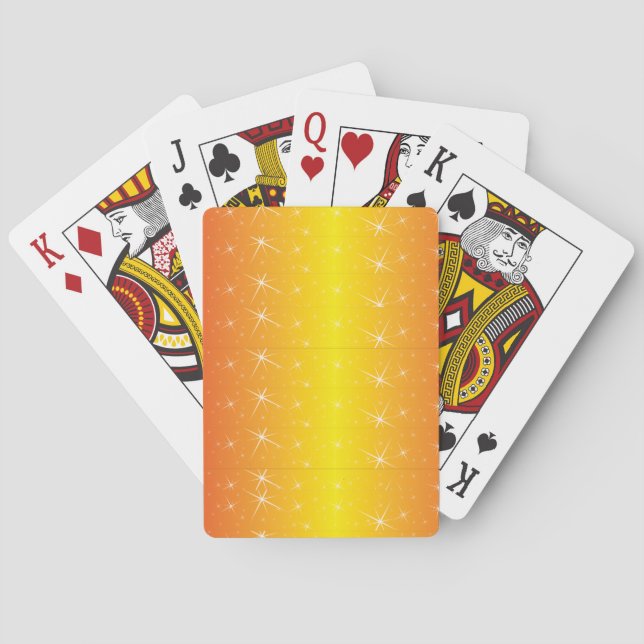 Jeu De Cartes Motif Star Gold (dos)