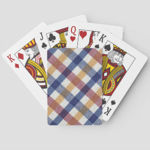 Jeu De Cartes Motif Tartan multicolore