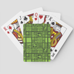 Jeu De Cartes Motif Tiki