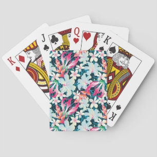Jeu De Cartes Motif tropical coloré