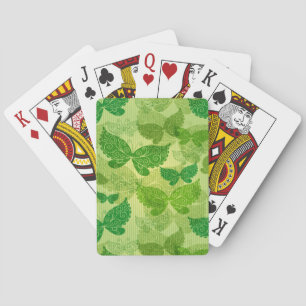 Jeu De Cartes Motif vert printemps